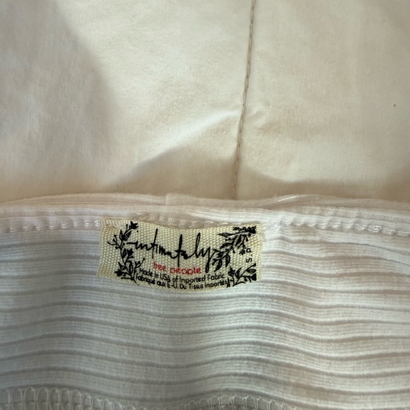 Free People White Ribbed Tank - Picture 2 of 3